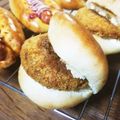 ☆大学4年生☆'s cooksnap of when they made コロッケサンドパンとウィンナーサンドパン.