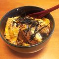 chacha_may's cooksnap of when they made 麺つゆだけで！梅しそチーズ鰯の卵とじ丼☆.