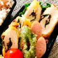 aya★15's cooksnap of when they made 【変わり天ぷら】鶏肉のしそ梅ロール揚げ.