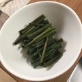TーPON's cooksnap of when they made ワラビのアク抜き&お浸し.