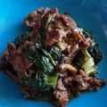 ぴあののりこ's cooksnap of when they made 牛肉とレタスのオイスターソース炒め.