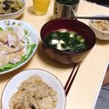 とりまる◎'s cooksnap of when they made 簡単♡きのことツナの塩昆布炊き込みご飯.
