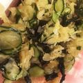 まきろんカフェ's cooksnap of when they made ダイエットつまみWキャベツわかめサラダ.