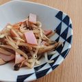 三太郎☆まま's cooksnap of when they made 簡単☆もやしとハムのサラダ♪（和え物）.