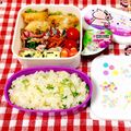 にゃにゃ☆☆☆'s cooksnap of when they made 揚げ玉とねぎの めんつゆご飯(おにぎり).
