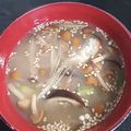 ガンバる梅子's cooksnap of when they made ナスの利休汁(お味噌汁).