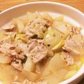 ４you's cooksnap of when they made 大根と豚肉の味噌煮♡.