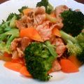 ことみぃ's cooksnap of when they made 彩りも美しい♪豚肉とブロッコリーの炒め物.