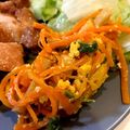 ぴよんぬ1980's cooksnap of when they made 簡単人参シリシリ.