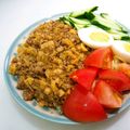 マダムカフェ♡'s cooksnap of when they made ピリっと甘辛～★肉みそ冷やし中華.