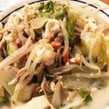 長女つくったよ's cooksnap of when they made 丸ごとレタス一個とシャケ豆乳仕立て.