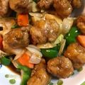 鈴木よしぞう's cooksnap of when they made 柔らか！お弁当にも☆豚細切れ肉で酢豚風☆.