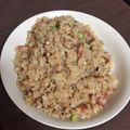 Rionaのおうち飯's cooksnap of when they made 美味しんだょ！コンソメチャーハン♪.