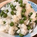 あーちゃんmama♪'s cooksnap of when they made お豆ツヤツヤ♡グリーンピースご飯.