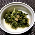 ☆あいちゃん's cooksnap of when they made 山東菜とお揚げの煮びたし（菜焼き）.
