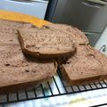 クックY90ZPF☆'s cooksnap of when they made ふわふわほろ苦♡HBでココア食パン.
