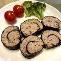 Sagitario★'s cooksnap of when they made 豚ひき肉の塩こうじ海苔巻き.