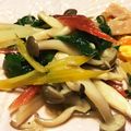 記念樹's cooksnap of when they made スイスチャードとしめじのバターソテー.