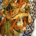 Karikari苺's cooksnap of when they made 超簡単！小松菜とニンジンと薄揚げの炒め煮.