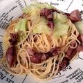 のーべるわんこ's cooksnap of when they made 春キャベツとホタルイカのペペロンチーノ.