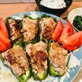 ひーちゃんちゃ's cooksnap of when they made 醤油麹と豚こまでピーマンの肉詰め.