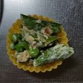 とみんぱす's cooksnap of when they made ＊スナップえんどうのおかかマヨ＊.