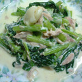 myukitty's cooksnap of when they made これが本当の・・・・こまツナ炒め！？.