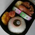 よぉぎゅると's cooksnap of when they made ゲゲゲの鬼太郎♪キャラ弁.
