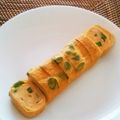 さくらスキップ's cooksnap of when they made スナップえんどうのたまご焼き♪.