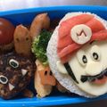 朝くんのママ's cooksnap of when they made キャラ弁～スーパーマリオ弁当～.