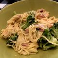 ぶるmom's cooksnap of when they made 海老とブロッコリーのクリームパスタ.
