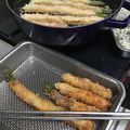 葉月優希's cooksnap of when they made 簡単♡串カツ屋さん風アスパラ揚げ.