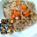 ミニcooking's cooksnap of when they made 切り干し大根と蓮根の煮物.