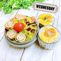 ☆のんのんの～ん☆'s cooksnap of when they made お弁当 朝ごはんに 簡単 味玉海苔巻き.