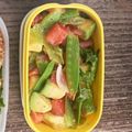 チアボンヌ's cooksnap of when they made 絹さやとアボカドトマトのイタリアンサラダ.