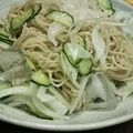 真流藻's cooksnap of when they made 【農家のレシピ】玉ねぎざるそば.