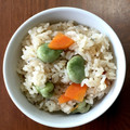 かのこはLOVE's cooksnap of when they made そら豆とちりめんじゃこの炊き込みごはん.