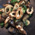 わたさな2016's cooksnap of when they made 茄子と竹輪とピーマンの胡麻味噌炒め.