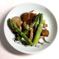ロイヤルミルク♪'s cooksnap of when they made 万能酢味噌で　アスパラ＆なめこ.