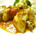 ケロらぶ's cooksnap of when they made 鶏肉とトマト炒め・とろとろチーズのせ.