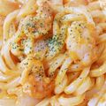 ☆ハートの若葉☆'s cooksnap of when they made 海老チリパスタ.