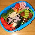 miu88's cooksnap of when they made 仮面ライダージオウ弁当 キャラ弁.