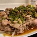 ❁SCHON❁'s cooksnap of when they made ネギどっさり豚のポン酢柚子胡椒炒め.