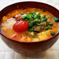 あーこ姐's cooksnap of when they made トマトと納豆の卵とじ味噌汁.