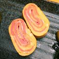 chirochan☆'s cooksnap of when they made ビアハム使用で簡単♡美味しいハム入卵焼き.