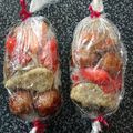 kaoru616's cooksnap of when they made 小さな『のり弁』☆スティックおにぎり！.