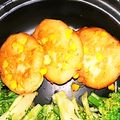 ももたももた's cooksnap of when they made はんぺんのじゃがもち.