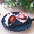 まどりんこ's cooksnap of when they made レンジで簡単♪いちご大福♪.
