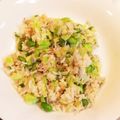 料理見習い隊's cooksnap of when they made しらすとキャベツ炒飯.