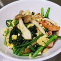 た～ﾁｬﾝmama's cooksnap of when they made ほうれん草とキノコのバター醤油炒め♡.